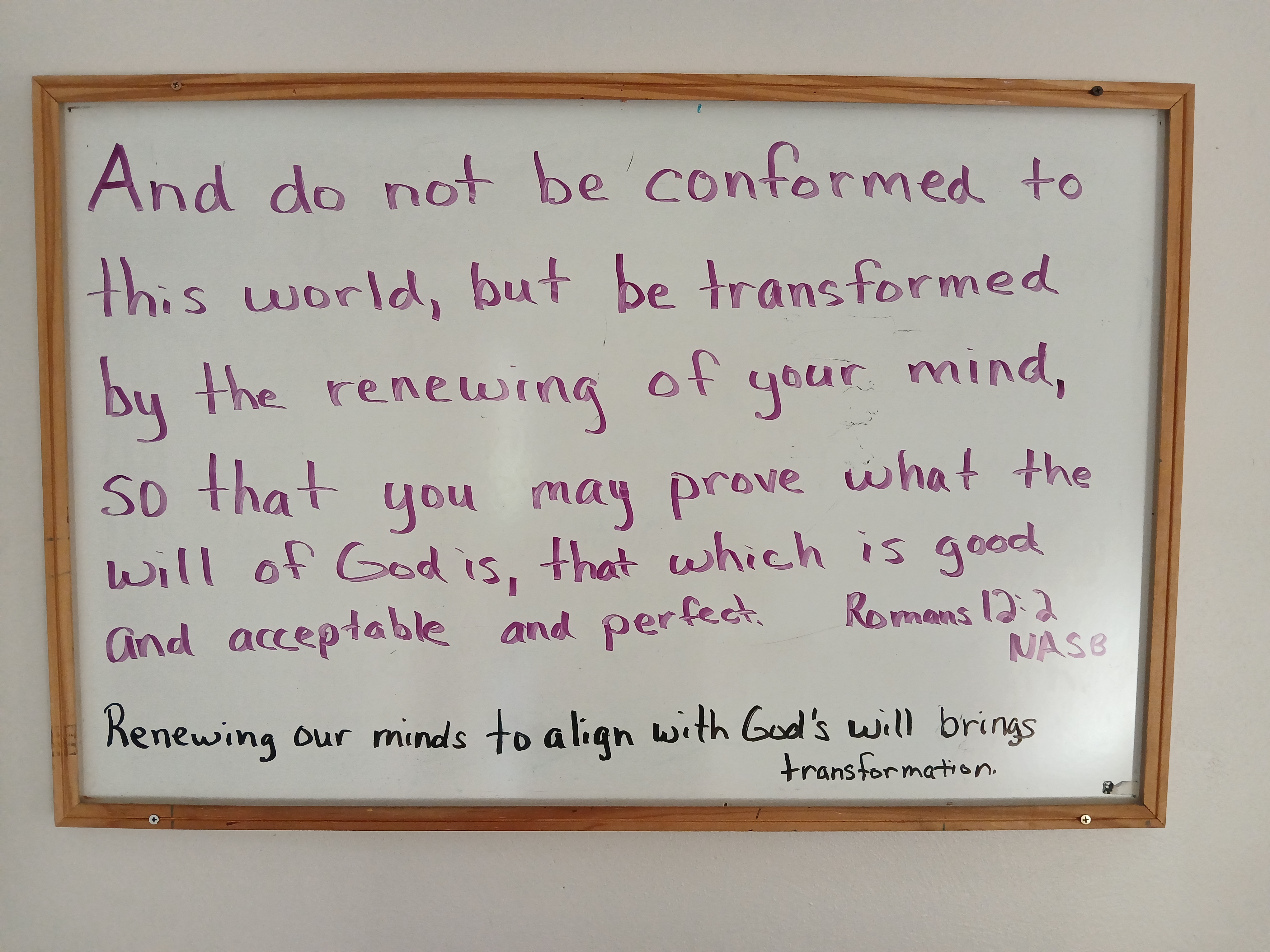 Transformation Begins in the Mind